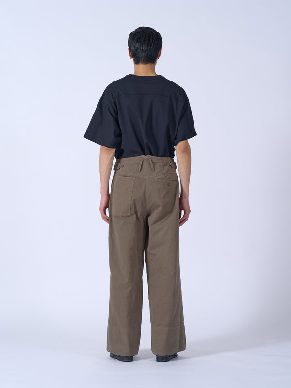 “Katharine Hamnett” Organic Cotton Wide-Leg Work Pants