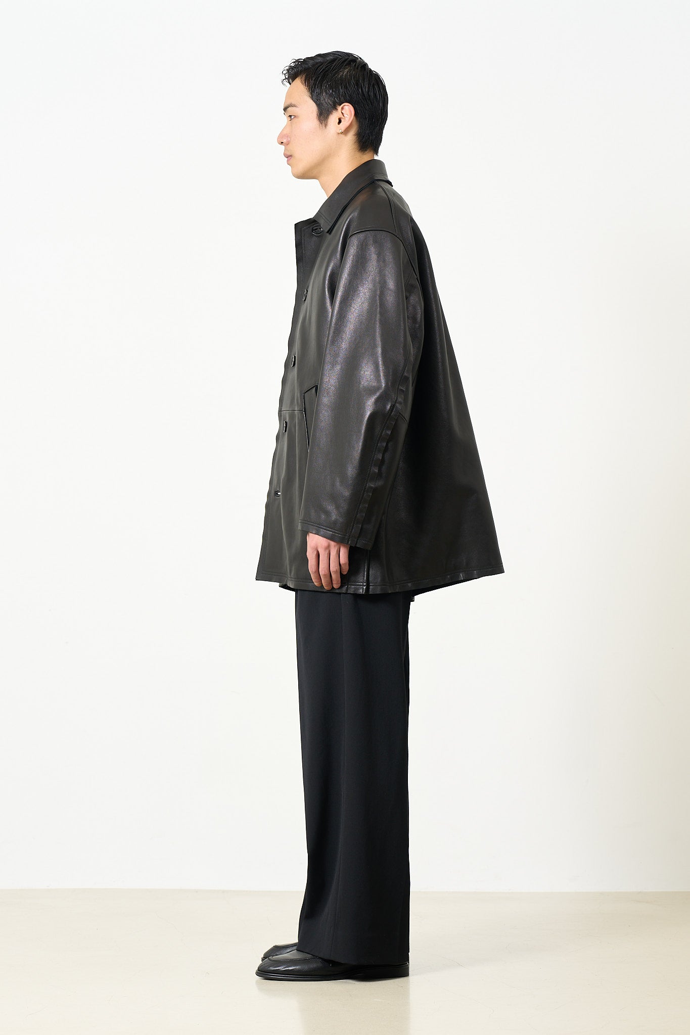 Sheep Leather Cut Off Car Coat – YOKE