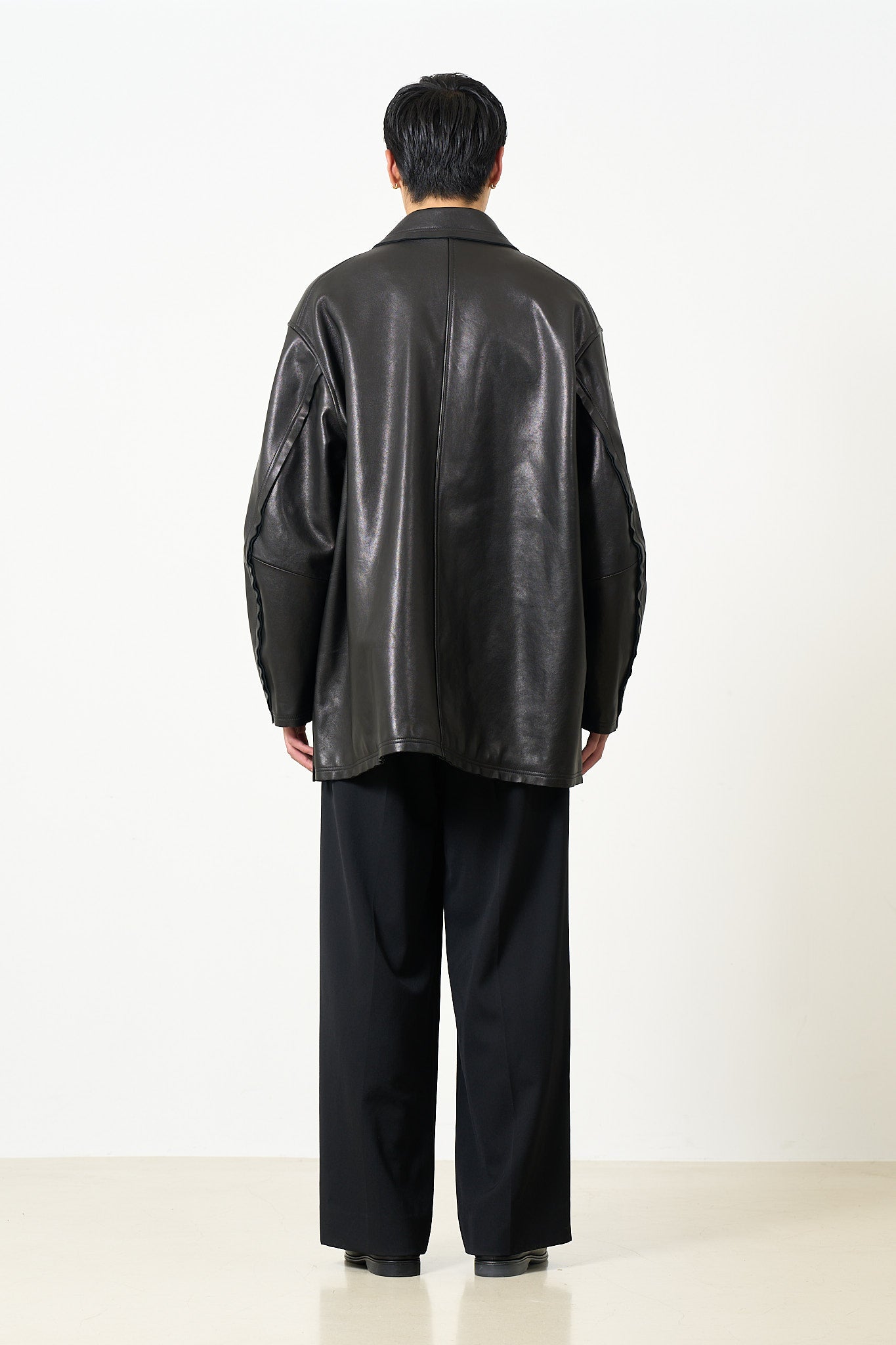 Sheep Leather Cut Off Car Coat – YOKE