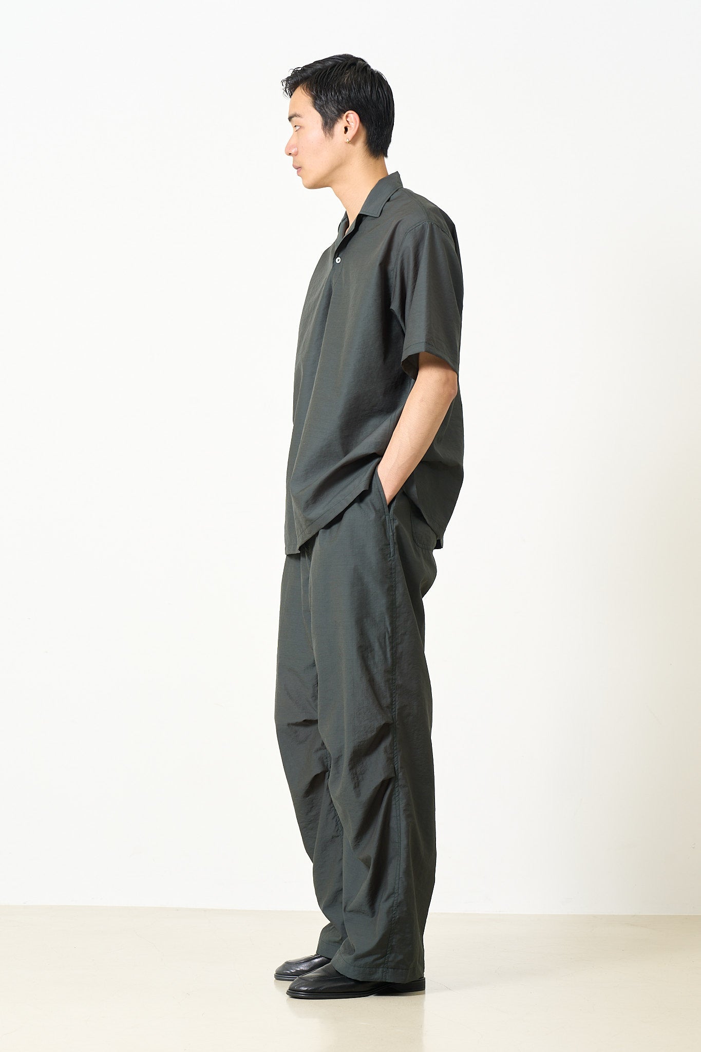 Exclusive Wool Nylon Skipper Polo Shirt | YOKE Official Website