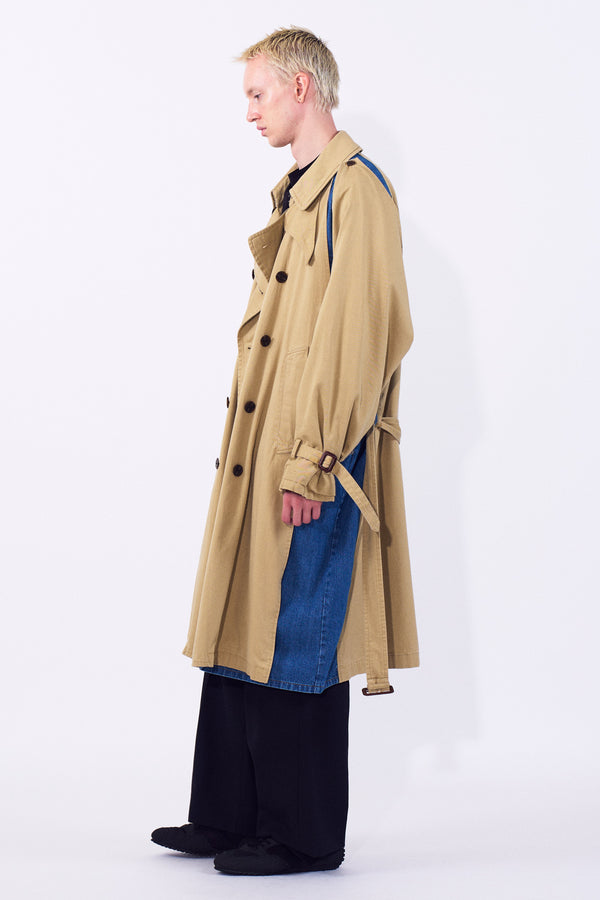 Connected Trench&Denim Coat