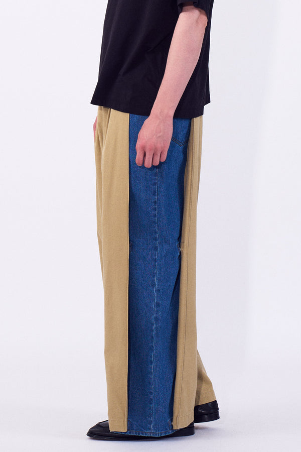 Connected Chino&Denim Pants