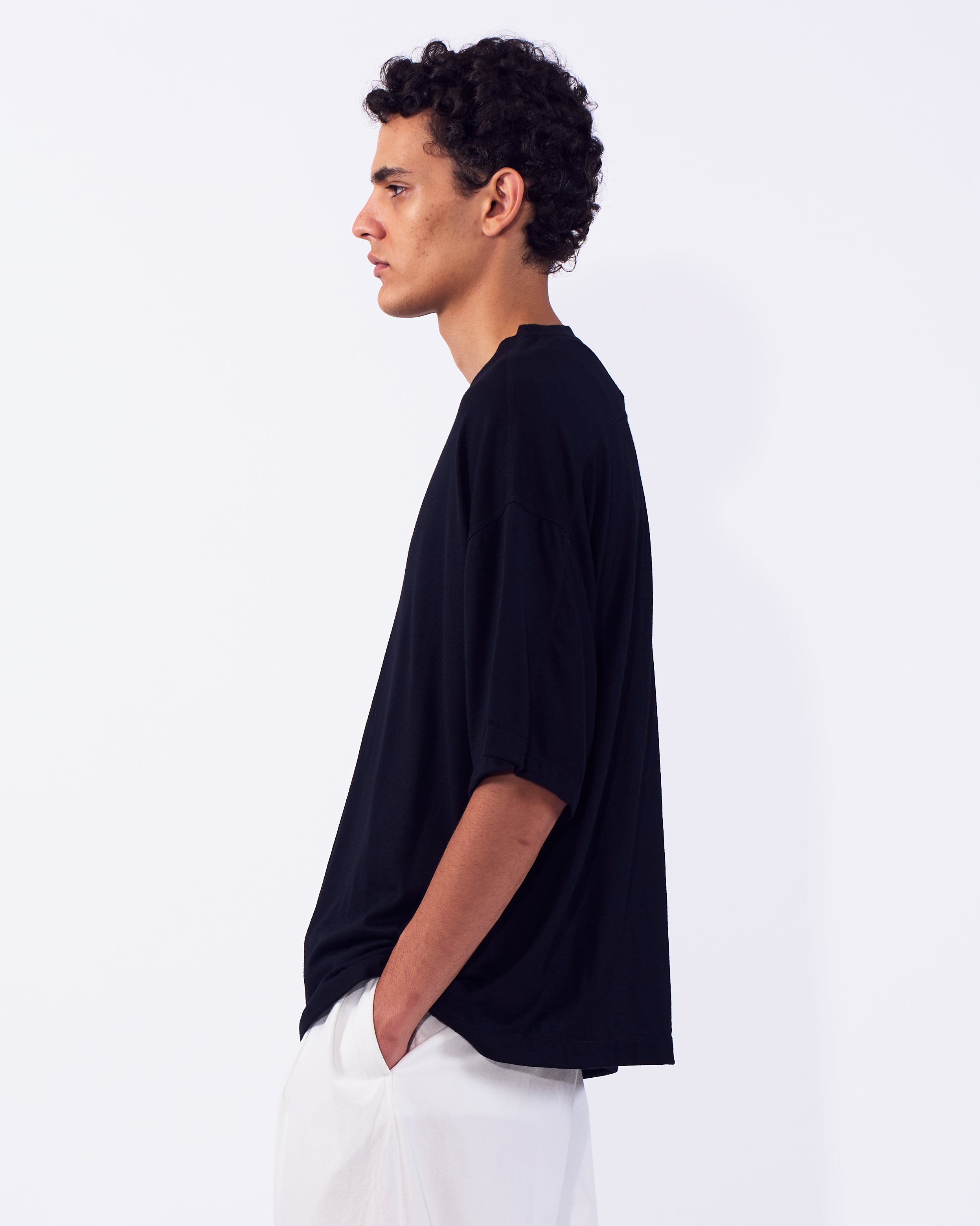 yoke / STITCHED MINIMAL WOOL SHIRT サイズ1 Washable Wool YOKE T-shirt | YOKE Official Website