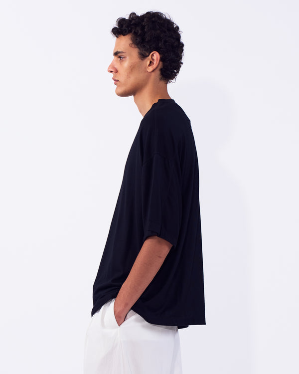 Washable Wool YOKE T-shirt