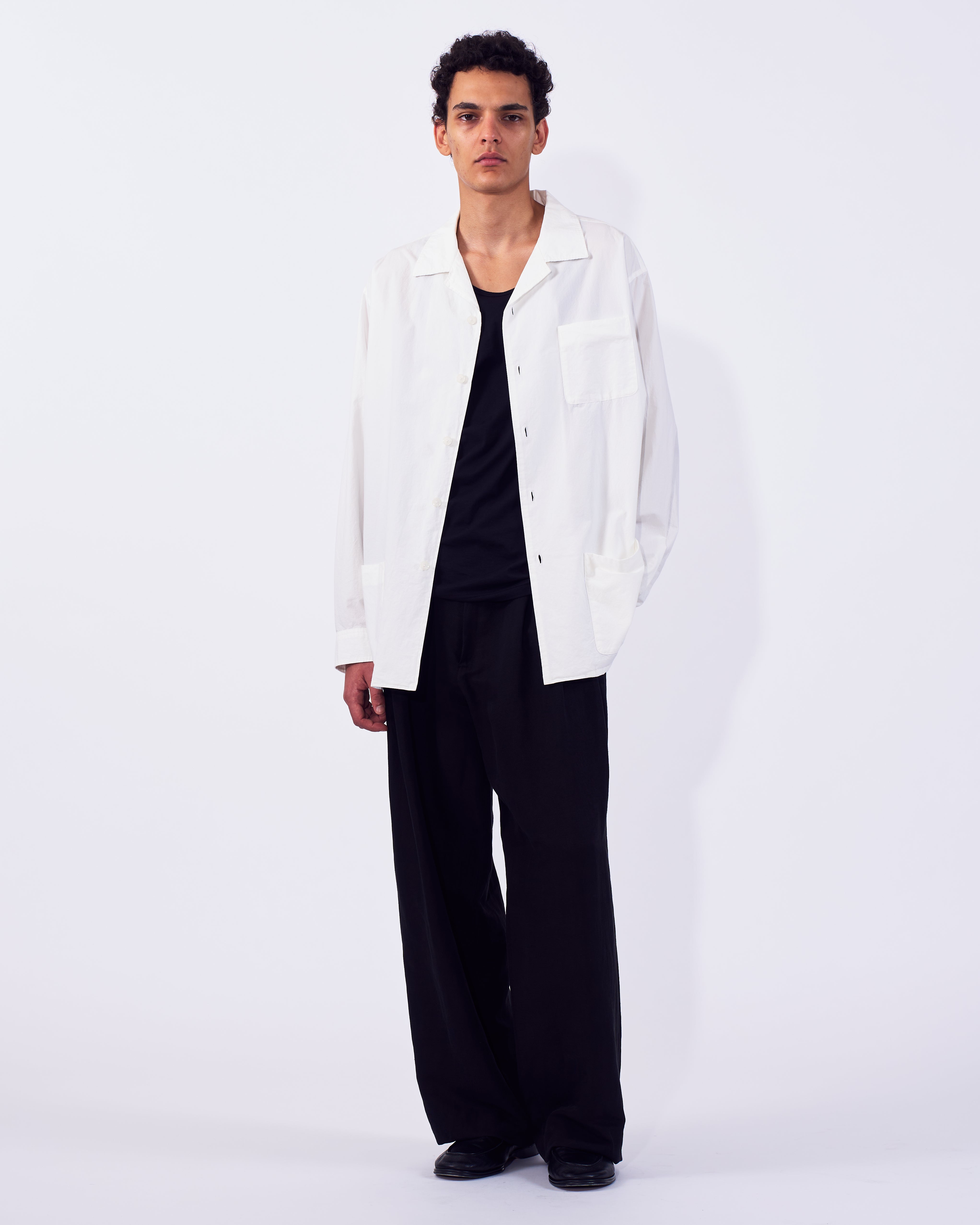 Garment-dyed Shirt Jacket | YOKE Official Website