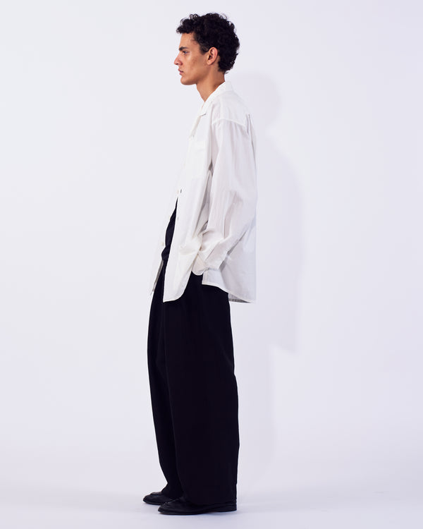 Cotton Typewriter Garment-dyed Shirt Jacket