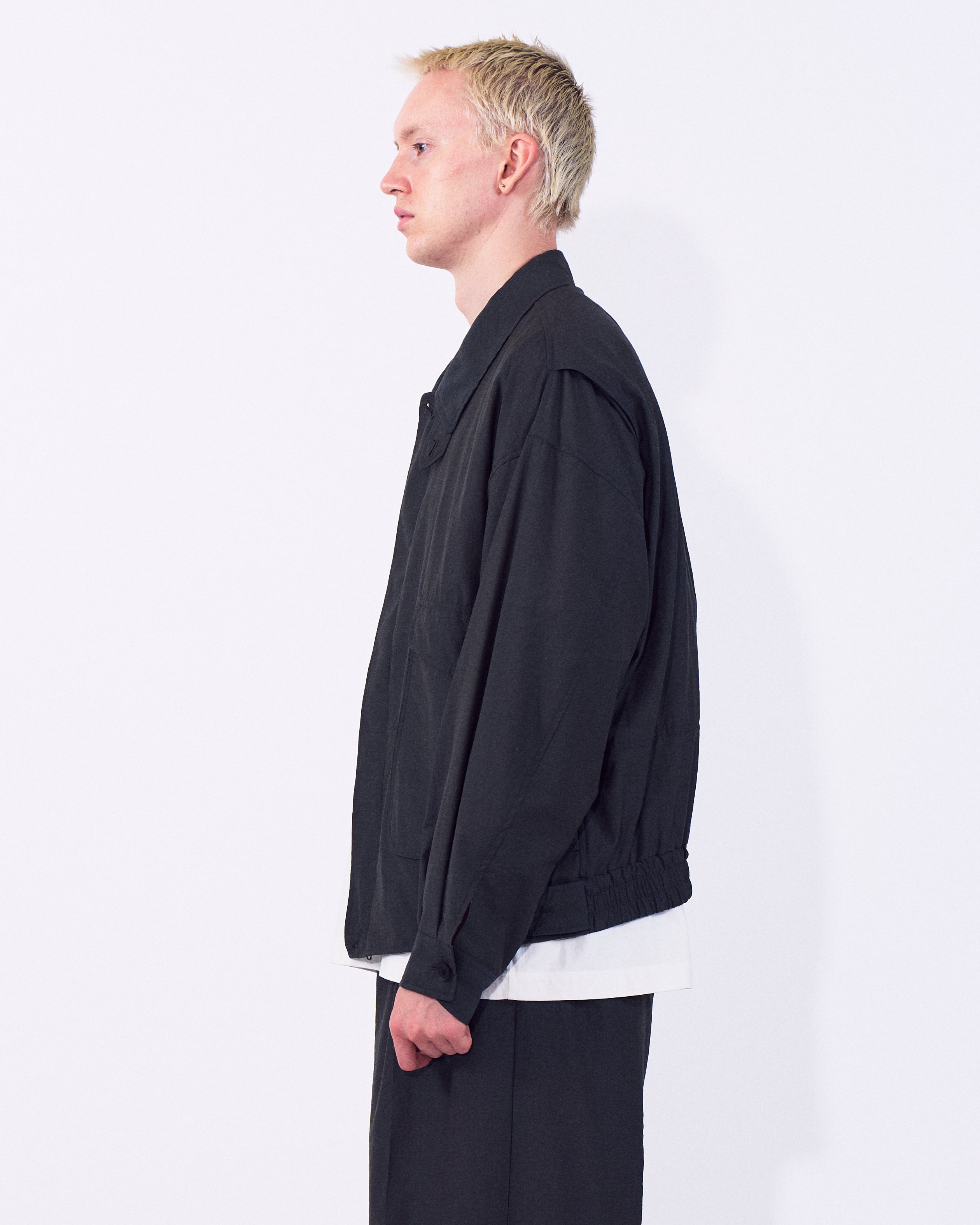 Wool Nylon Flight Jacket | YOKE Official Website
