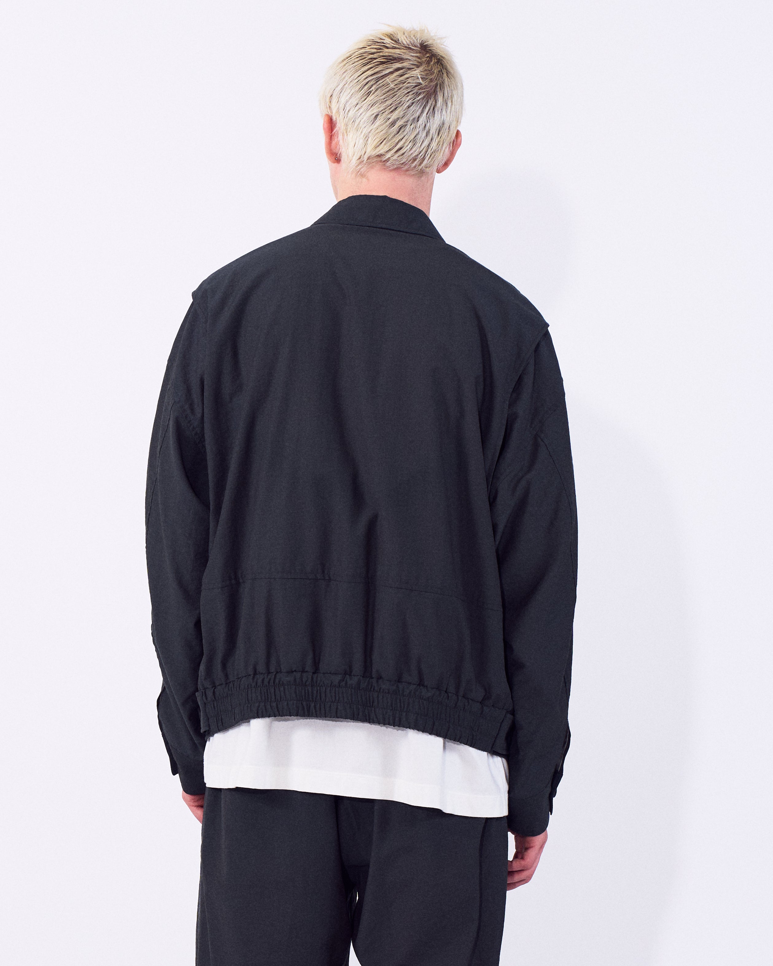 Wool Nylon Flight Jacket | YOKE Official Website