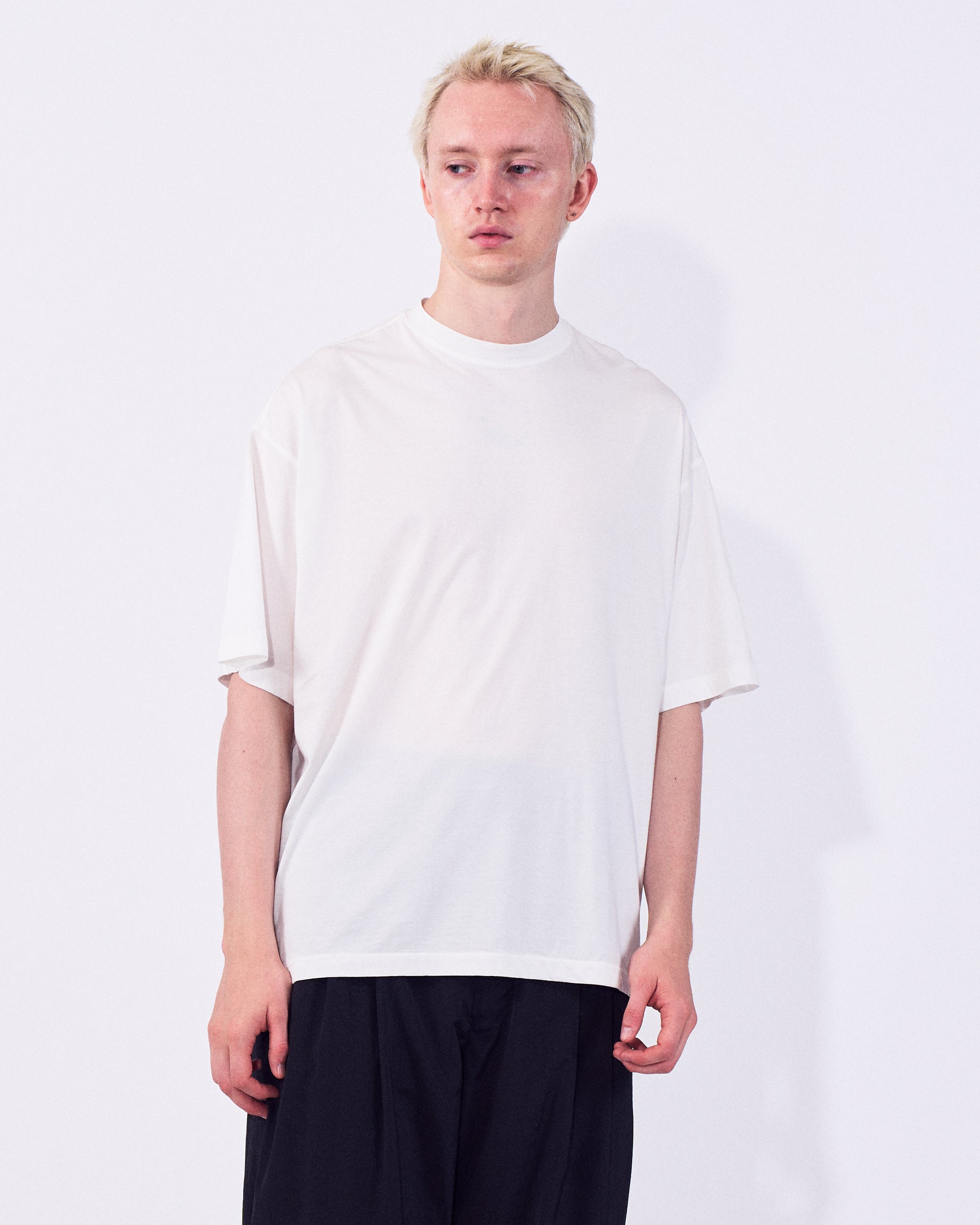 Suvin Cotton  YOKE T-Shirt