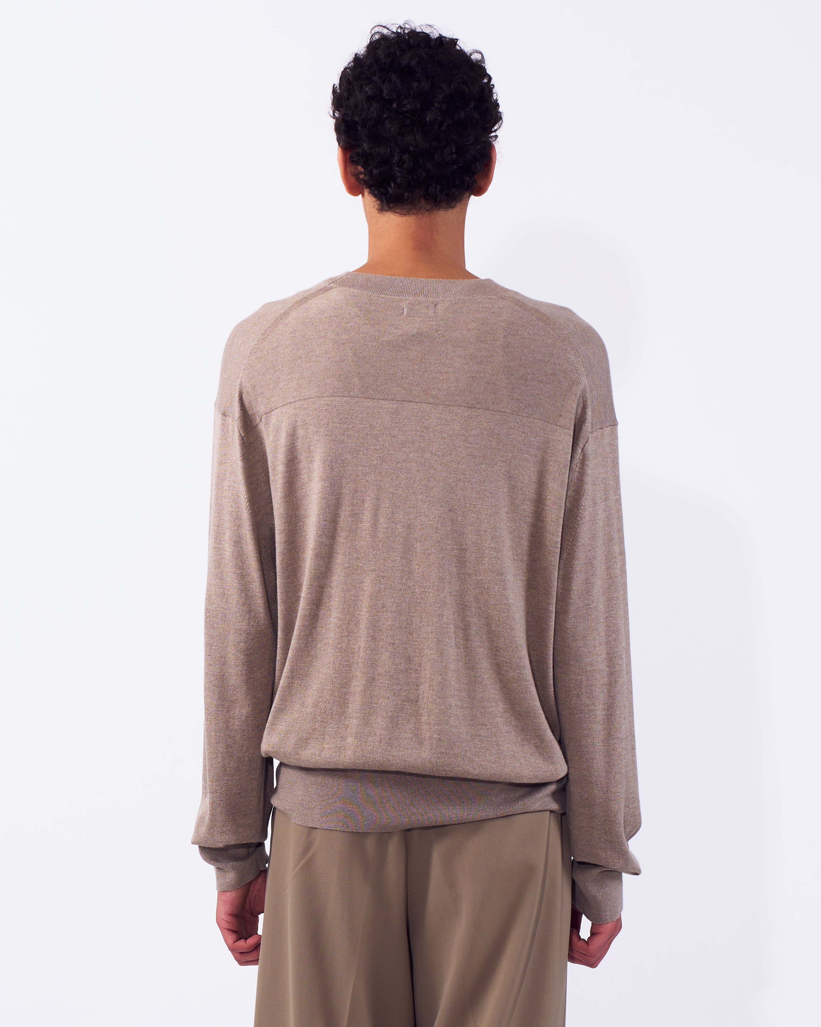 【ルミエール 】YOKE☆ニット☆2☆チャコール Silk Cashmere Knit Crewneck Sweater | YOKE Official Website