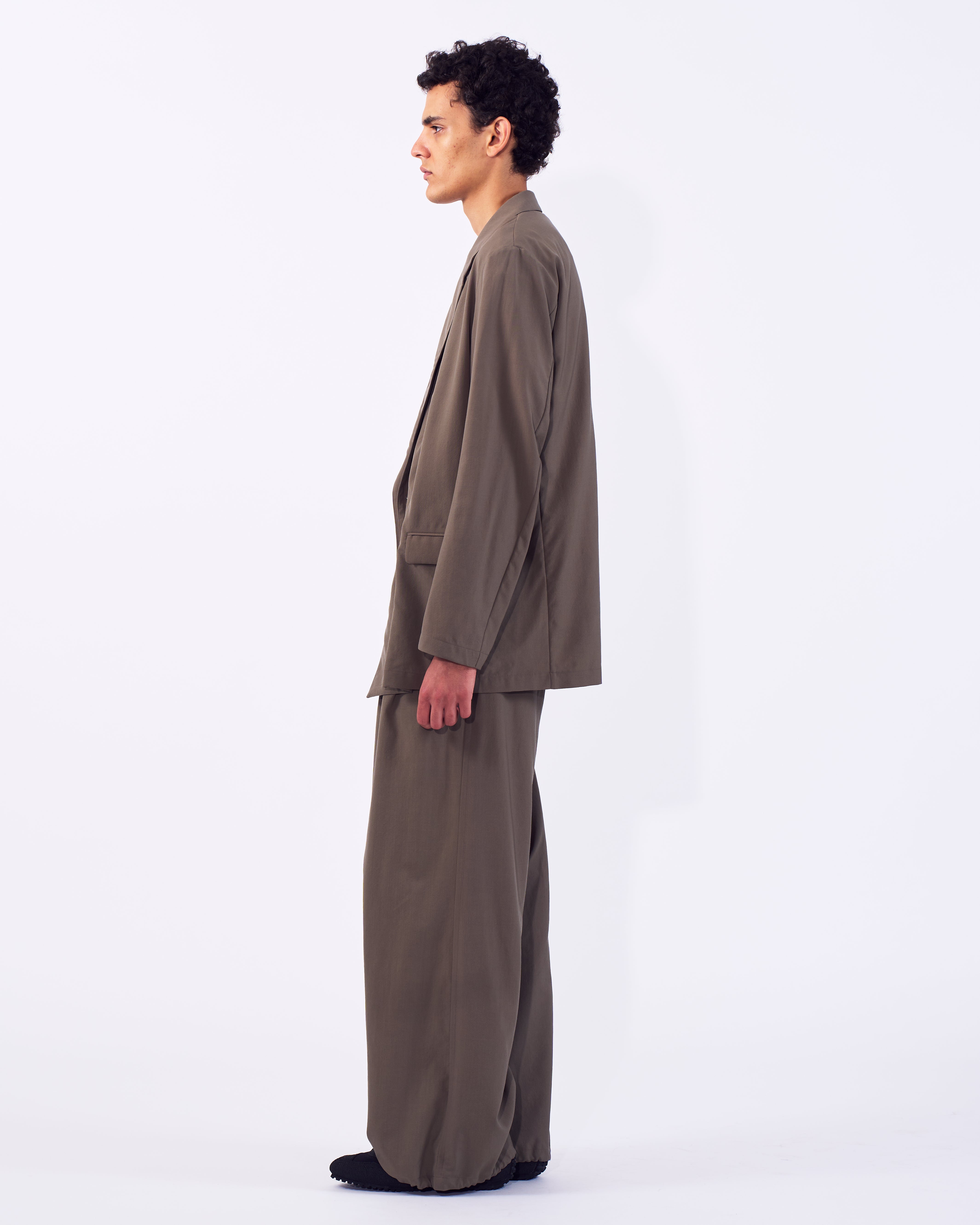 Wool Washer Tropical Zip Shirt | YOKE Official Website