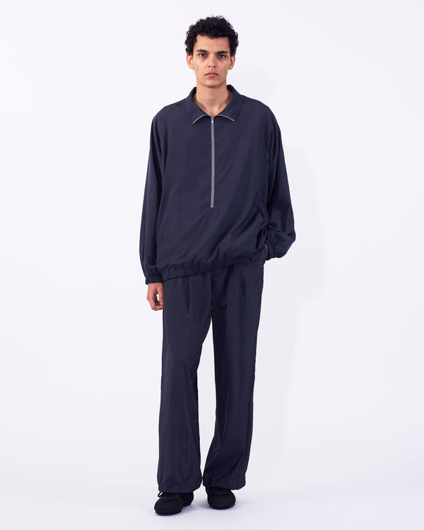 Silk Nylon 3/4 Zip Pullover