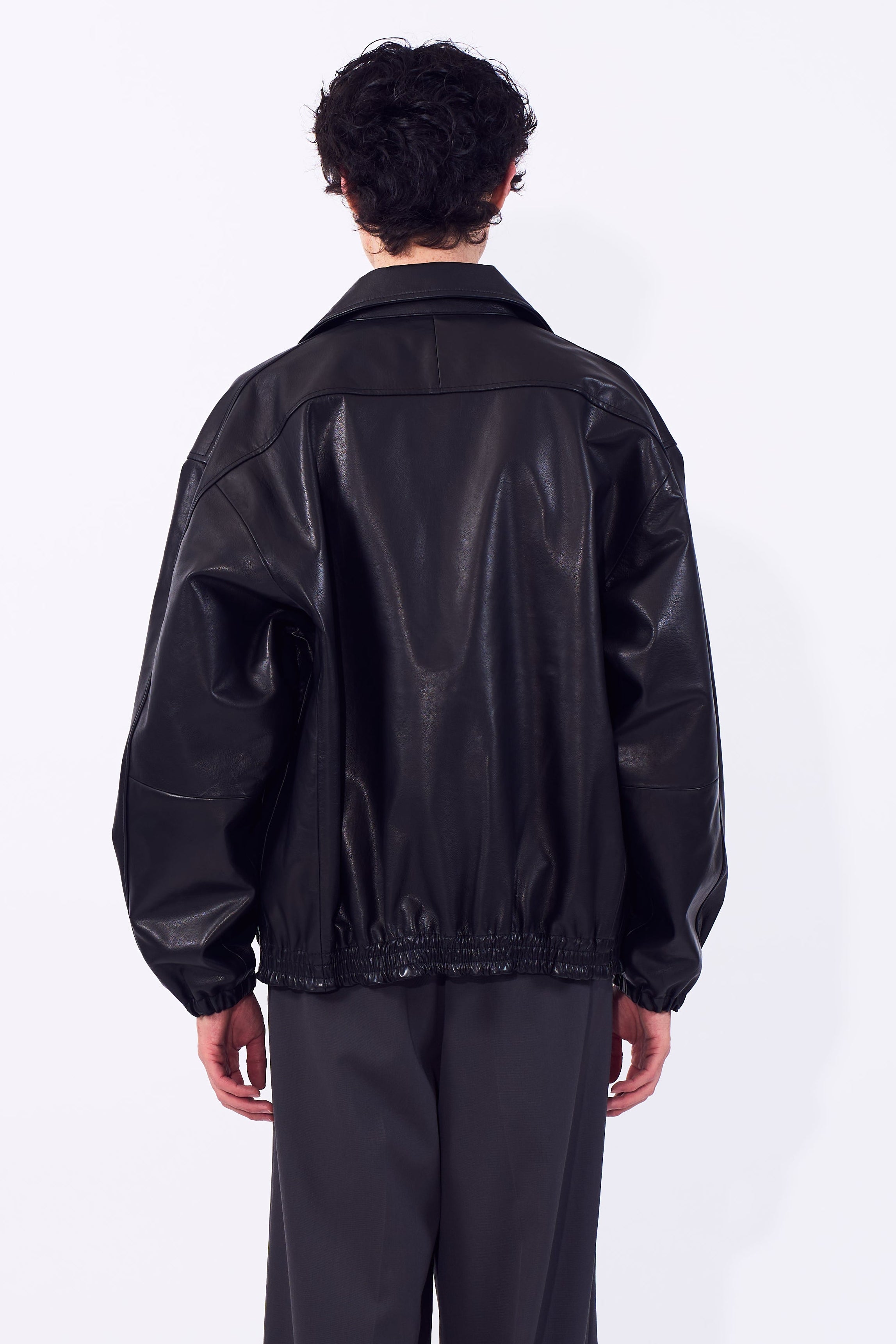 Carf Leather Truck Jacket | YOKE Official Website