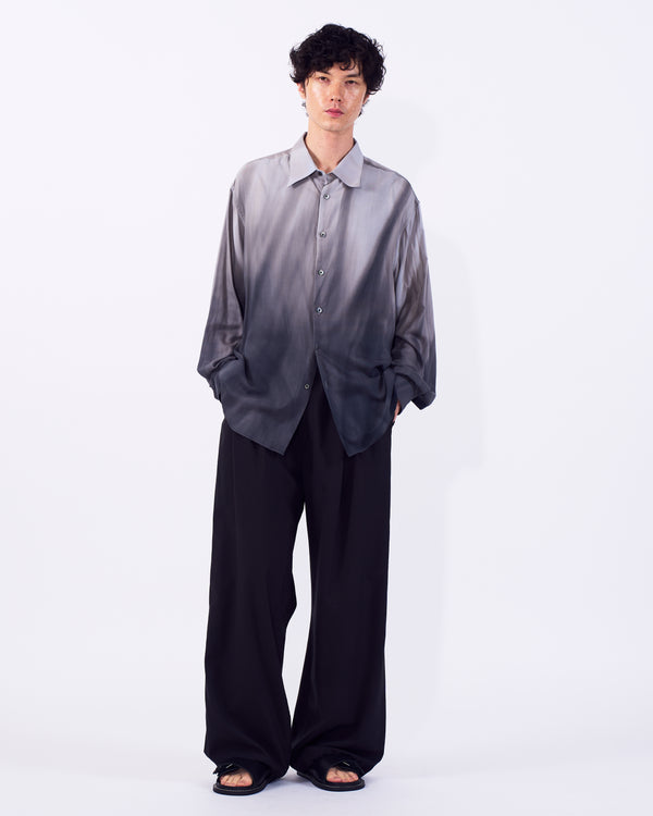 Cotton Rayon Silk Lawn Hand Painted Loose Fit Shirt