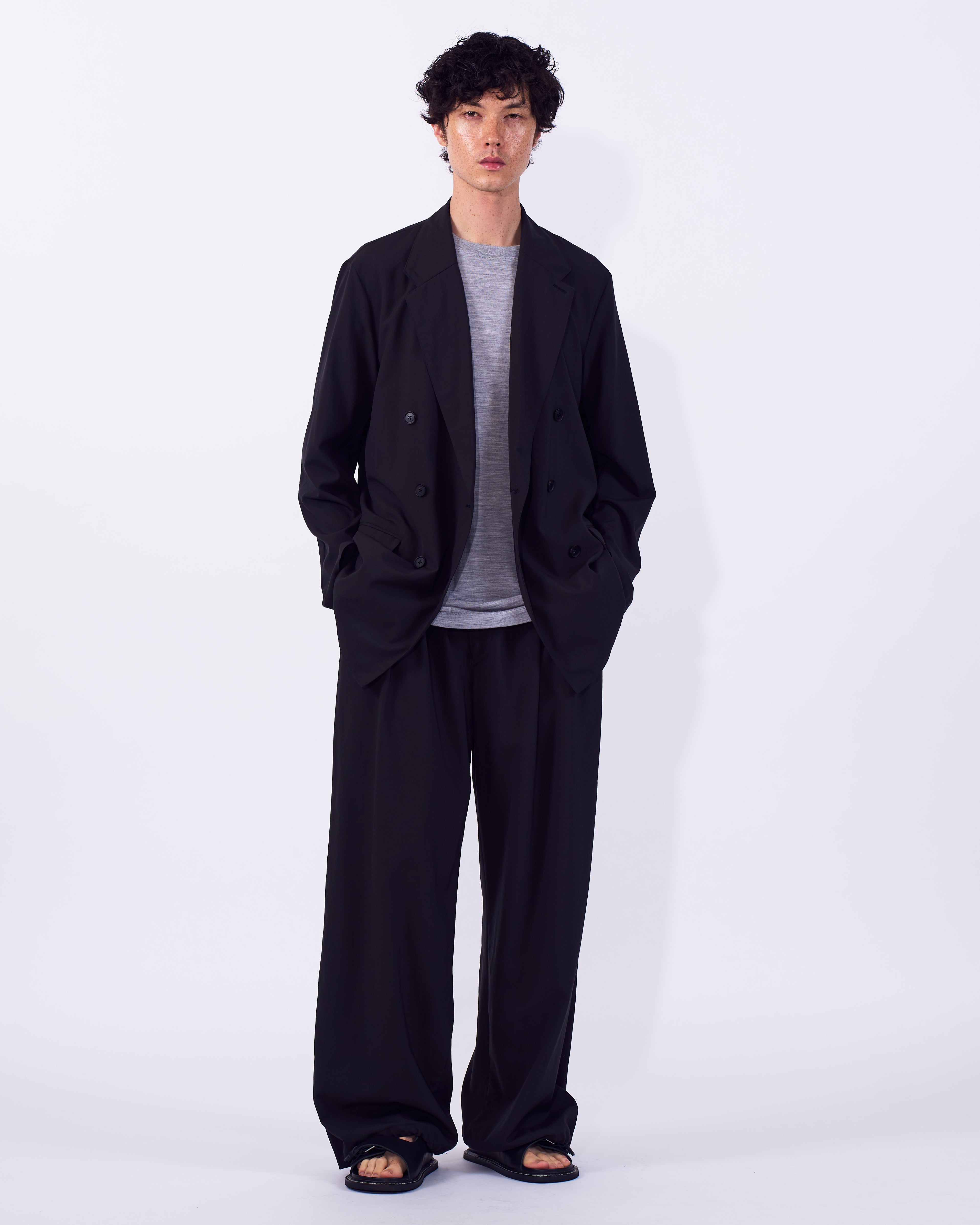 Wool Washer Tropical Zip Shirt | YOKE Official Website