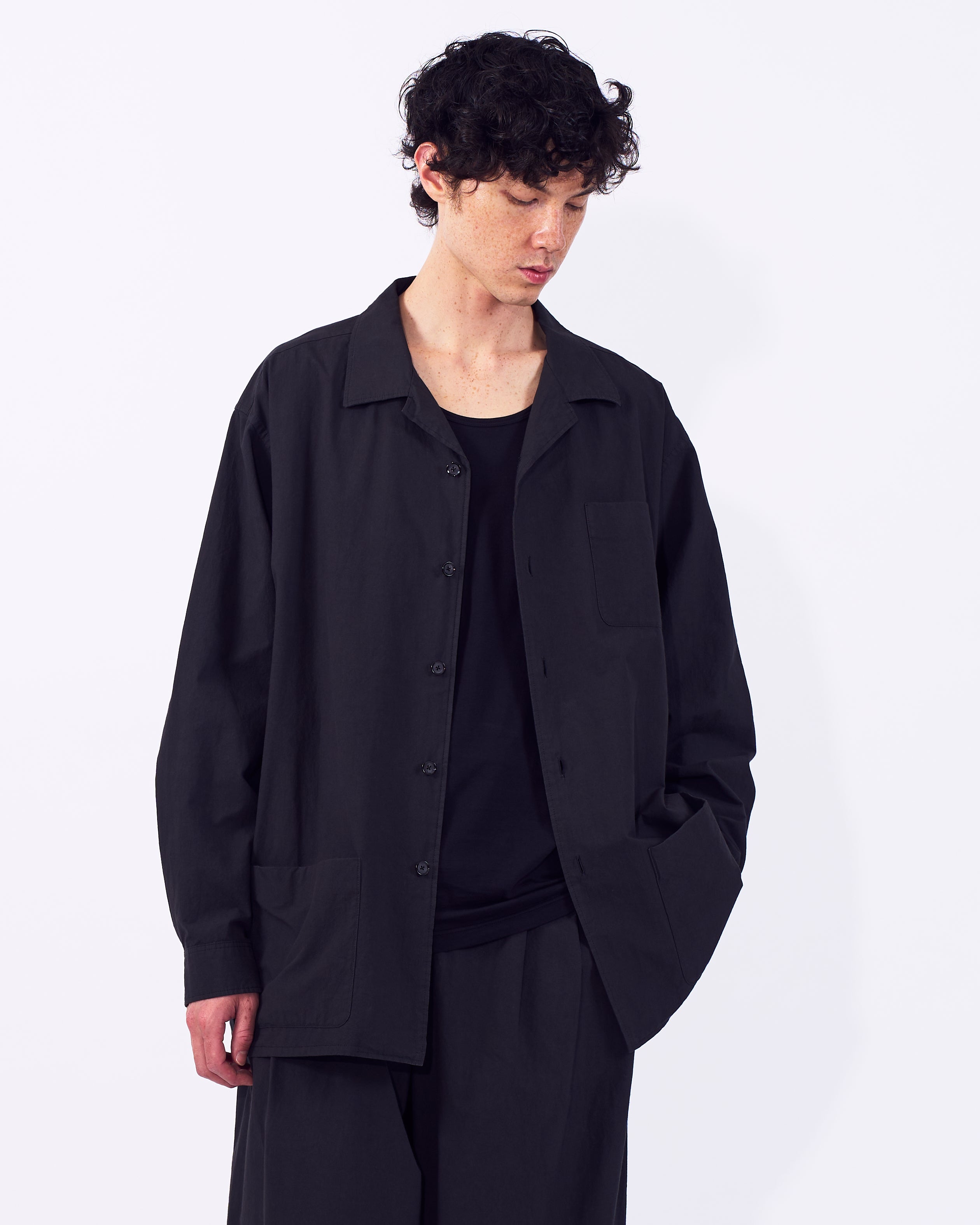 Garment-dyed Shirt Jacket | YOKE Official Website