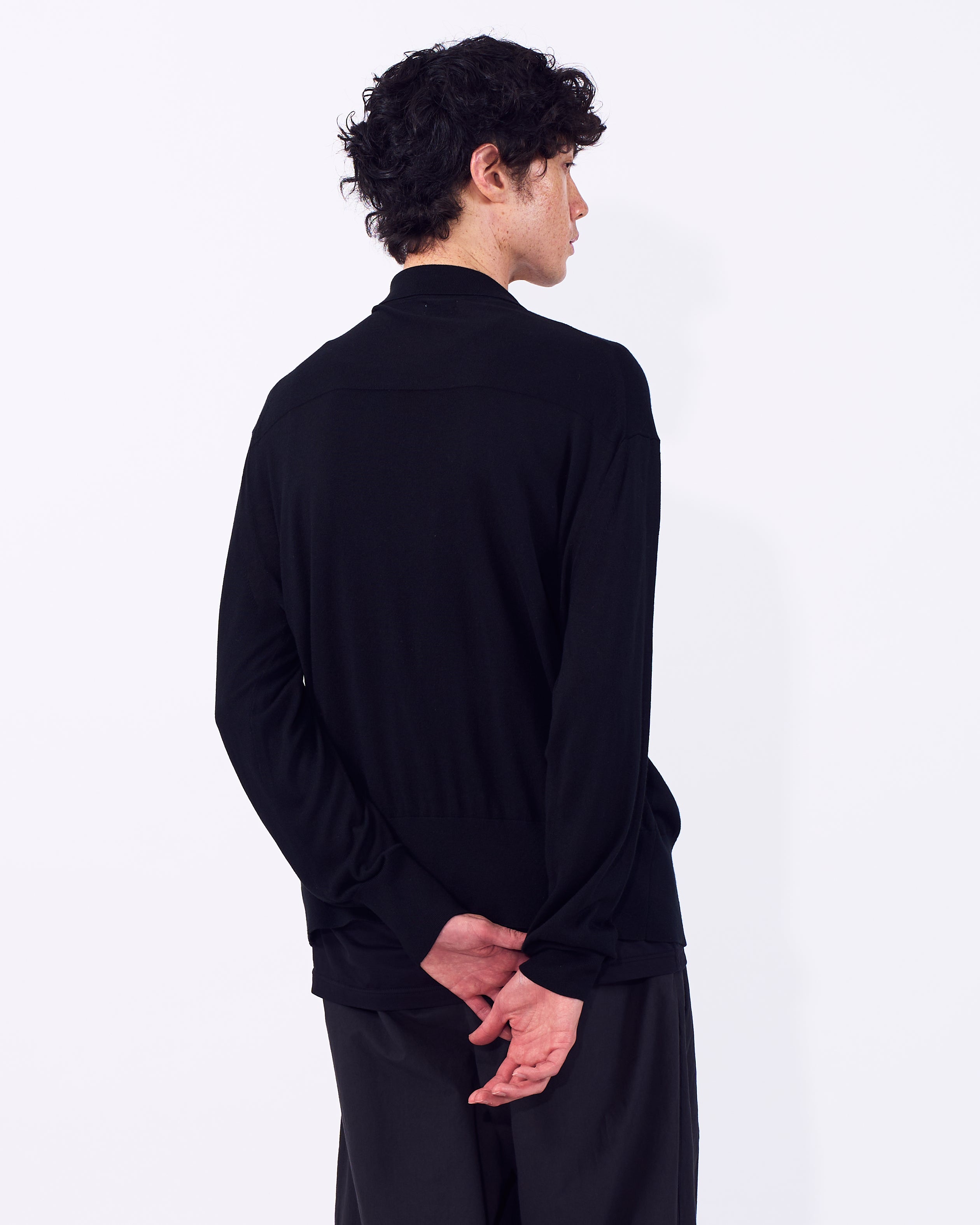 Silk Cashmere Knit Shirt | YOKE Official Website