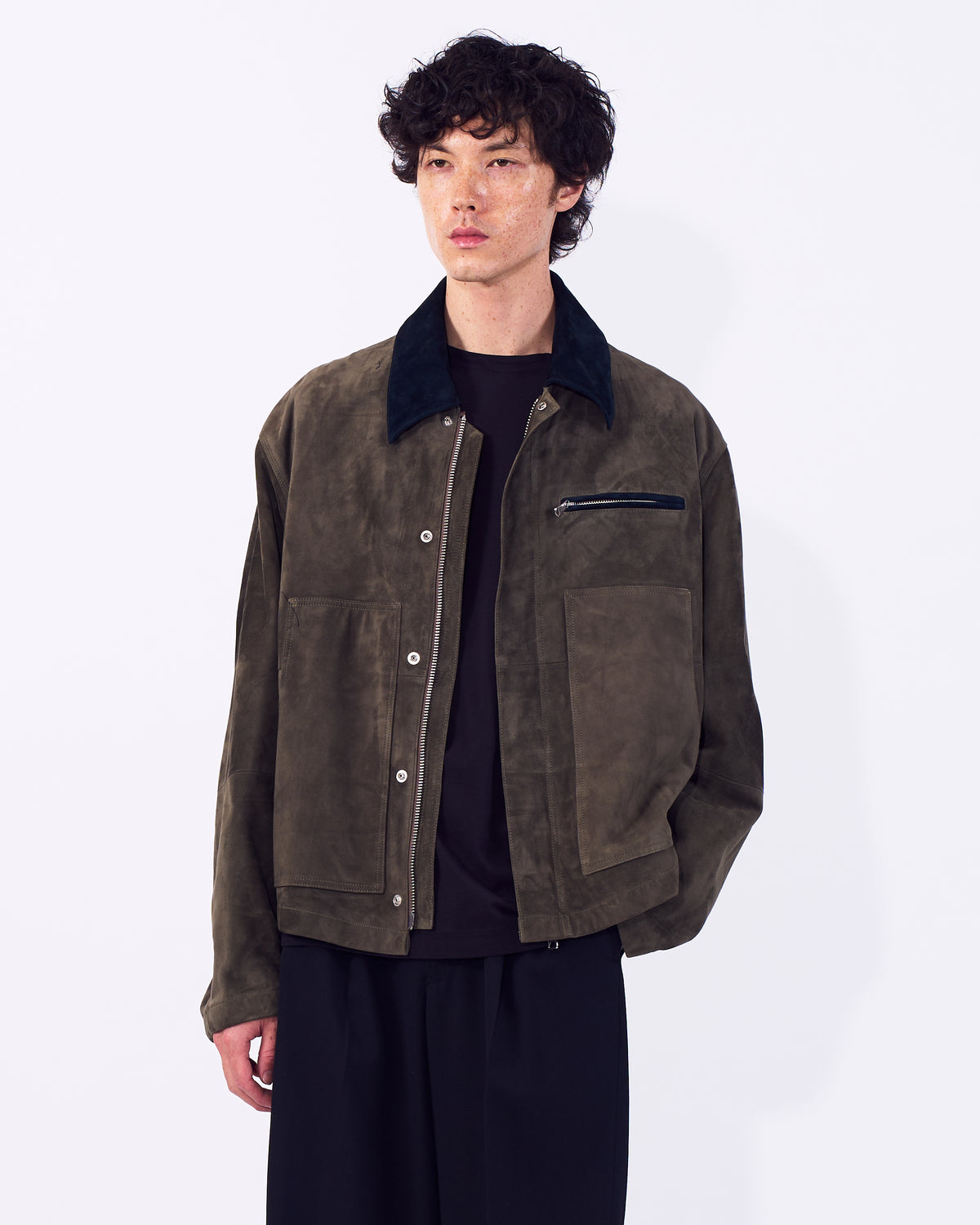 Goat Suede Work Jacket