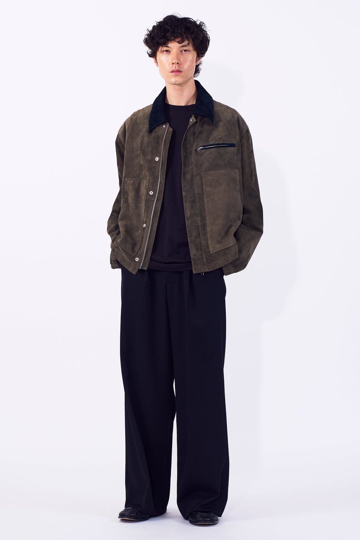 Goat Suede Work Jacket