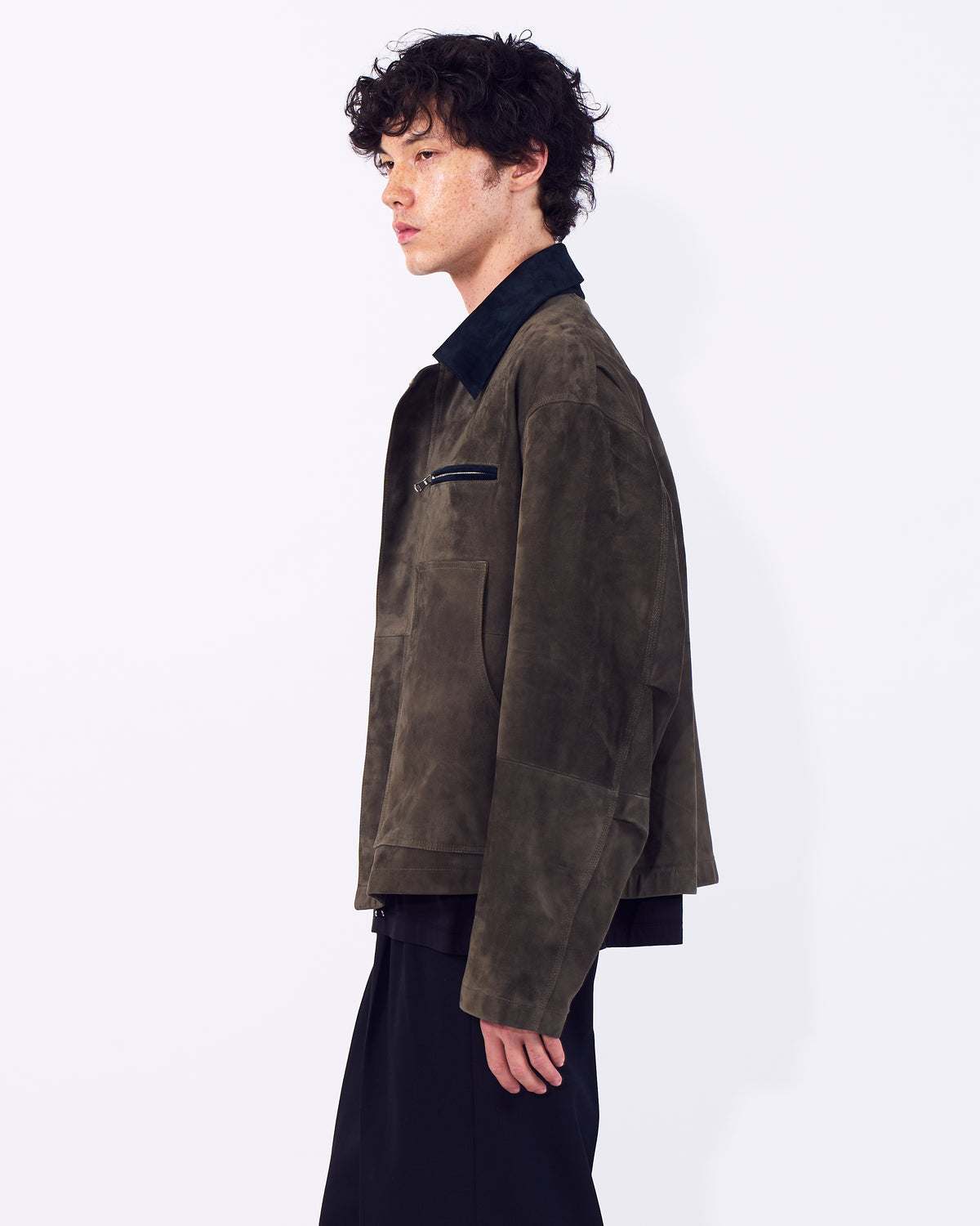 Goat Suede Work Jacket