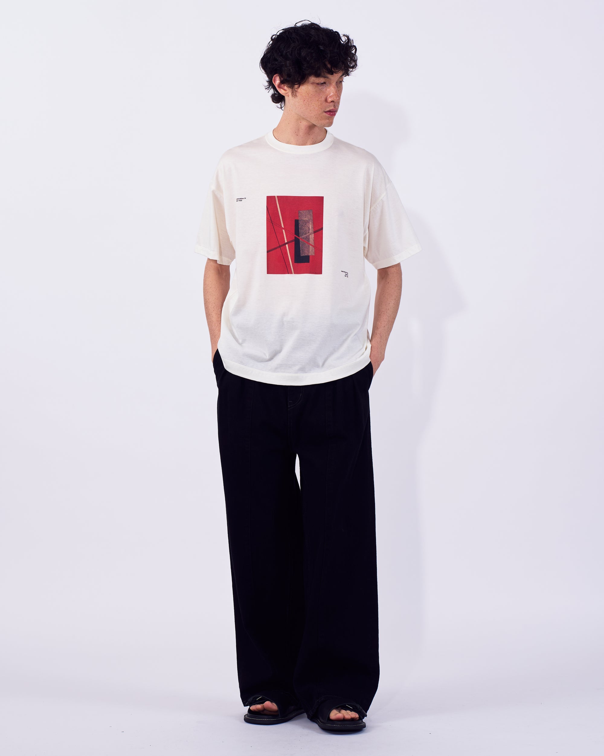 + Artist Printed T-Shirt by László Moholy-Nagy / Konstruktion IV