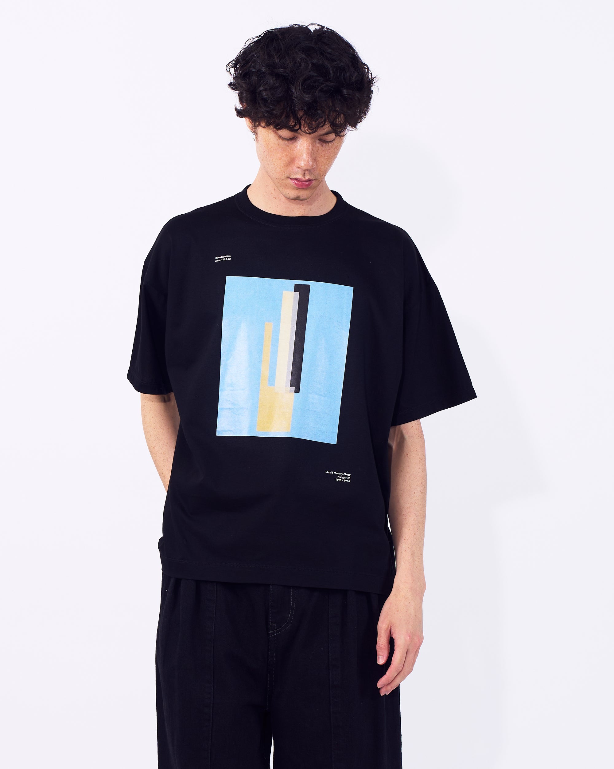 + Artist Printed T-Shirt by László Moholy-Nagy / Konstruktion