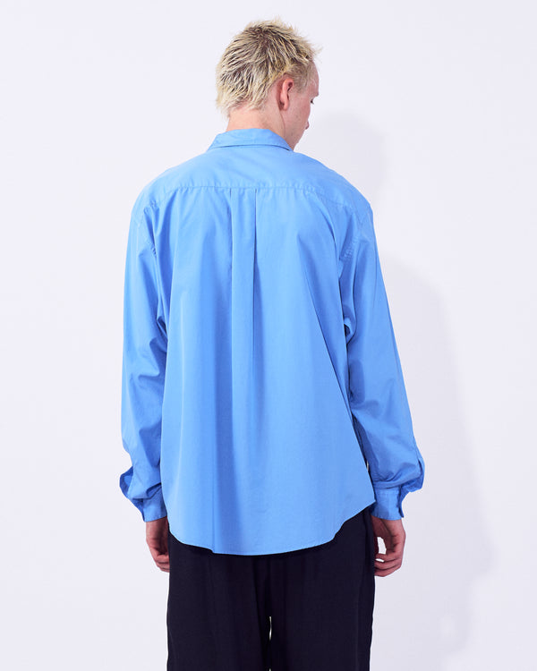 Suvin Gold Cotton Poplin Loose Fit Shirt