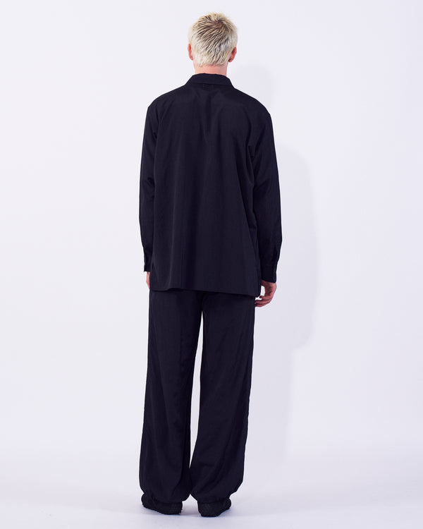 Silk Nylon Zip Shirt