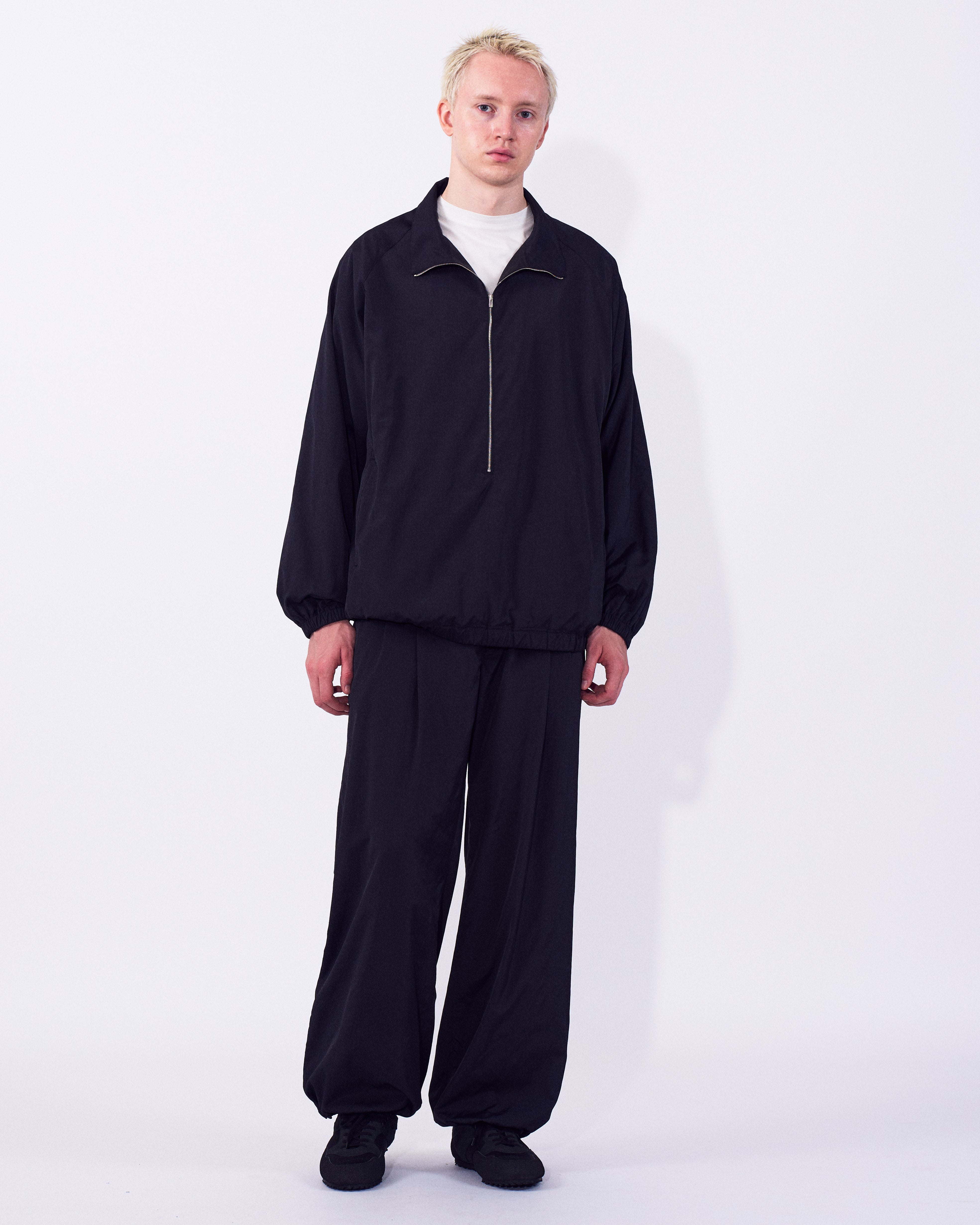 【美品】soyy. N.D.B nylon detaching blouson The Viridi-anne Dyed Nylon Zip-up Blouson （A-Black） - Osaka