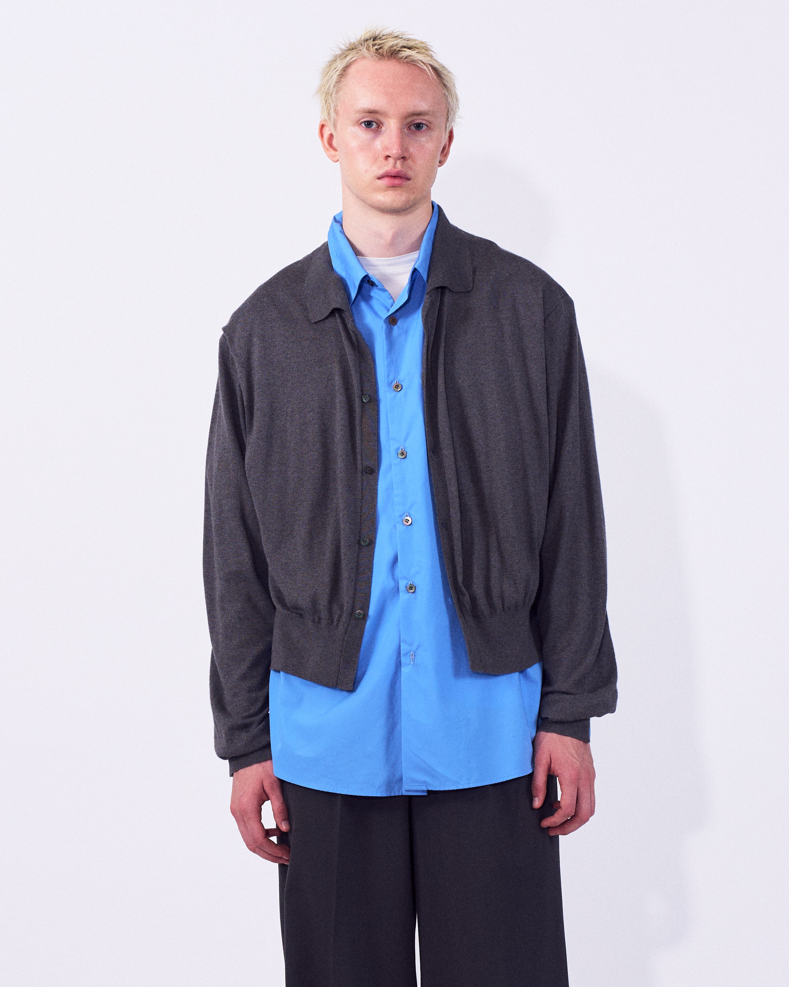 Connected Cardigan Shirt | YOKE Official Website