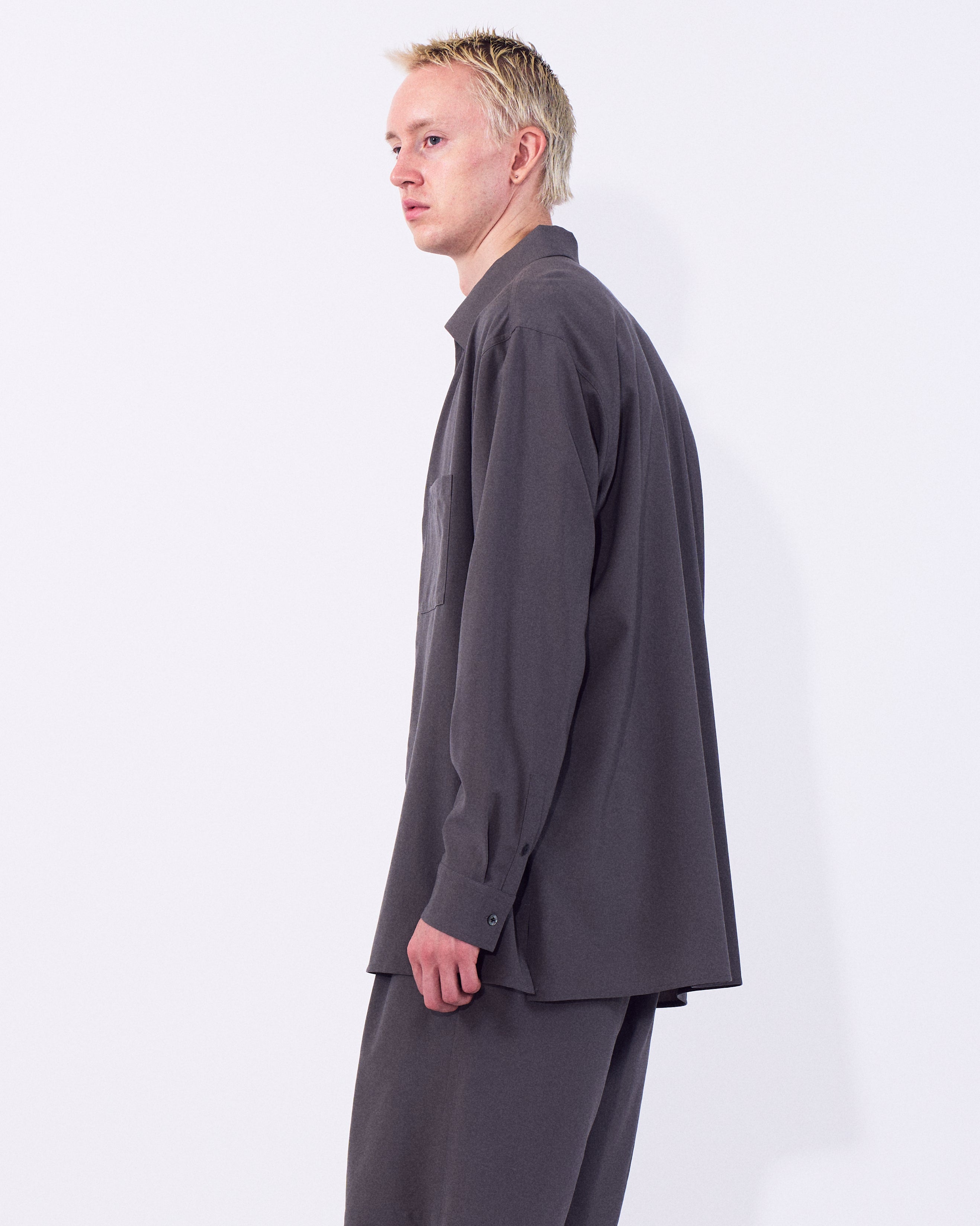 Wool Washer Tropical Zip Shirt | YOKE Official Website
