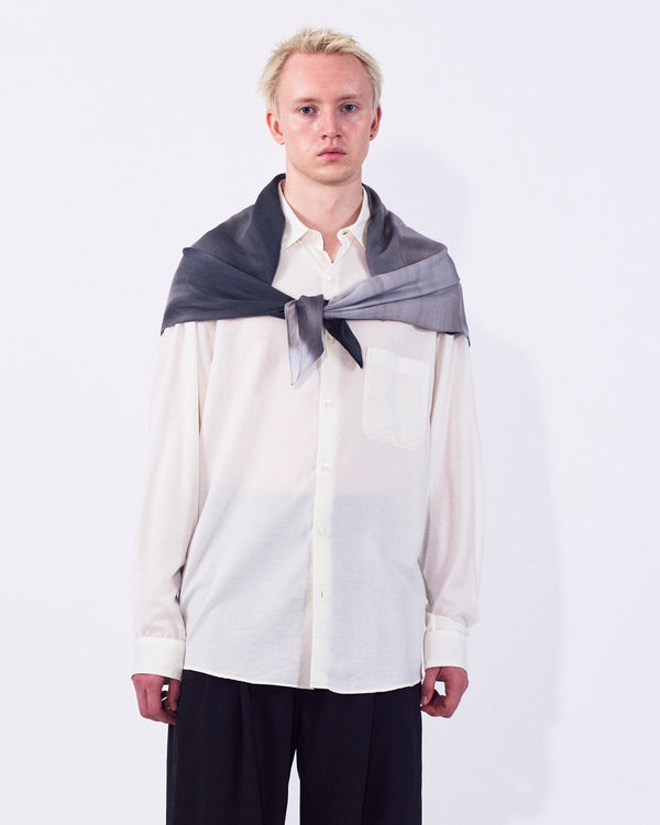 Cotton Rayon Silk Lawn Hand Painted Scarf