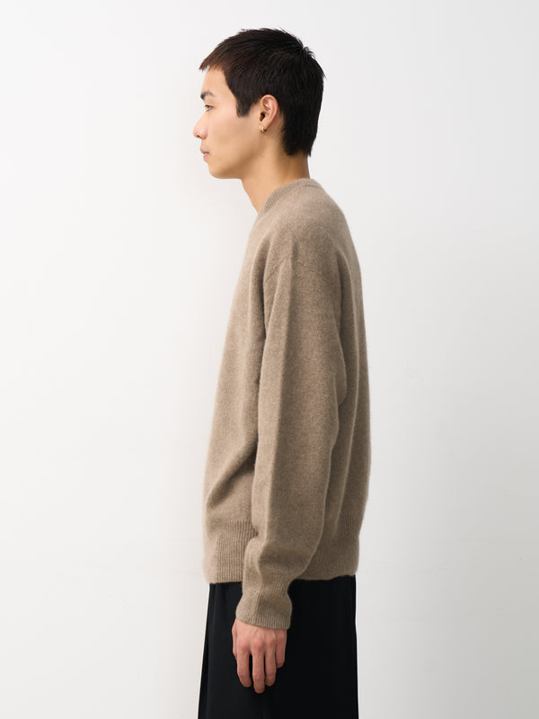 Cashmere Wholegarment Crewneck Sweater