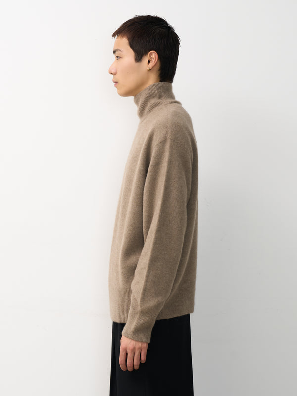 Cashmere Wholegarment Turtleneck Sweater