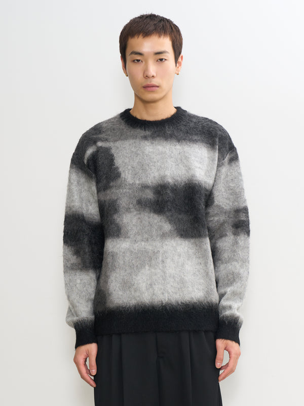 Kid Mohair Jacquard Sweater