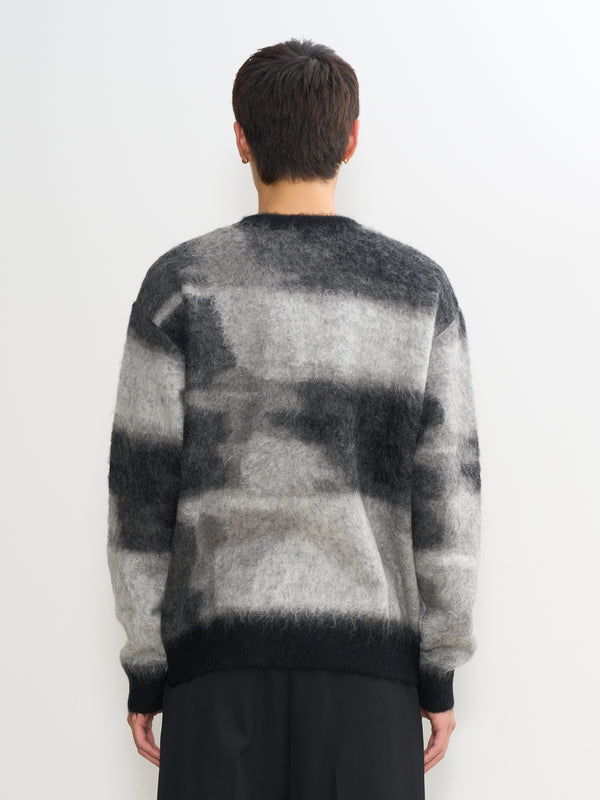 Kid Mohair Jacquard Sweater