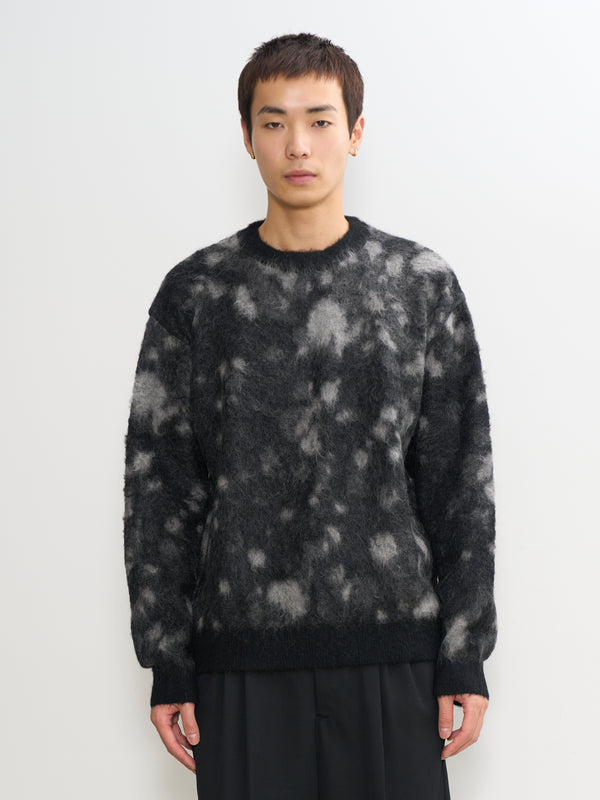 Kid Mohair Jacquard Sweater