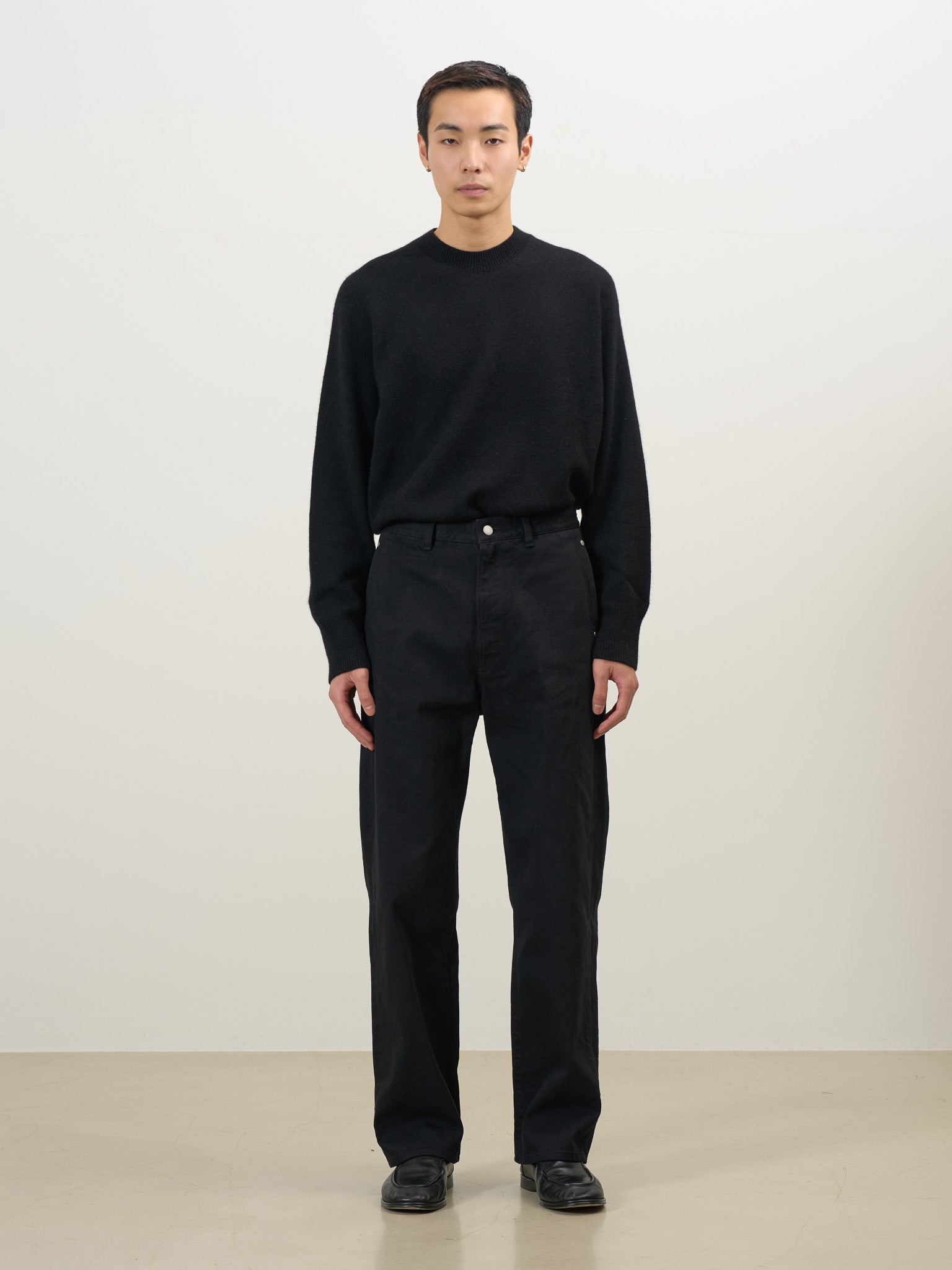 Denim Wide Straight Pants