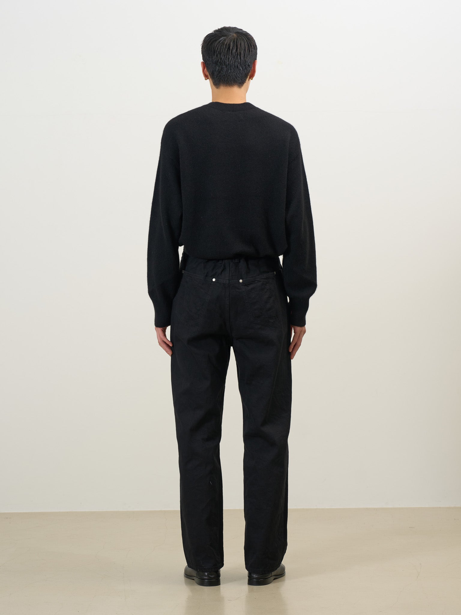 Denim Wide Straight Pants