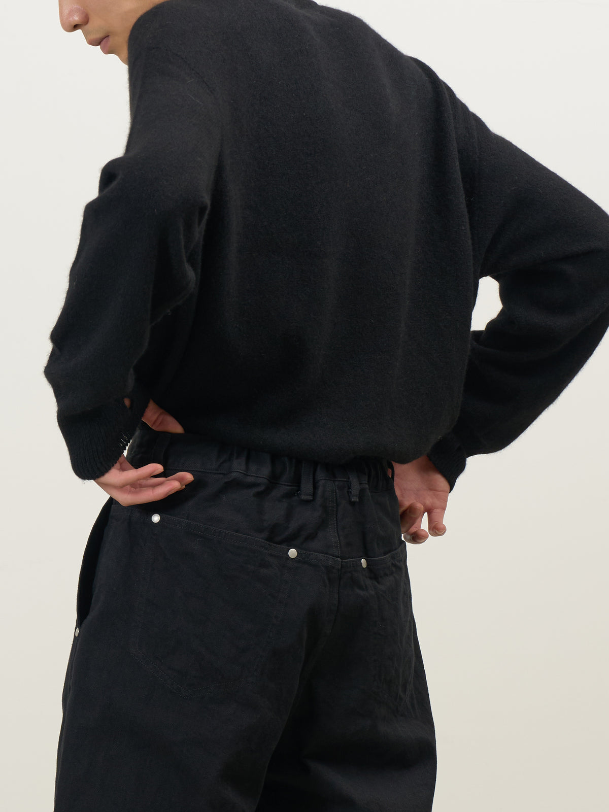 Exclusive Denim Wide Straight Pants