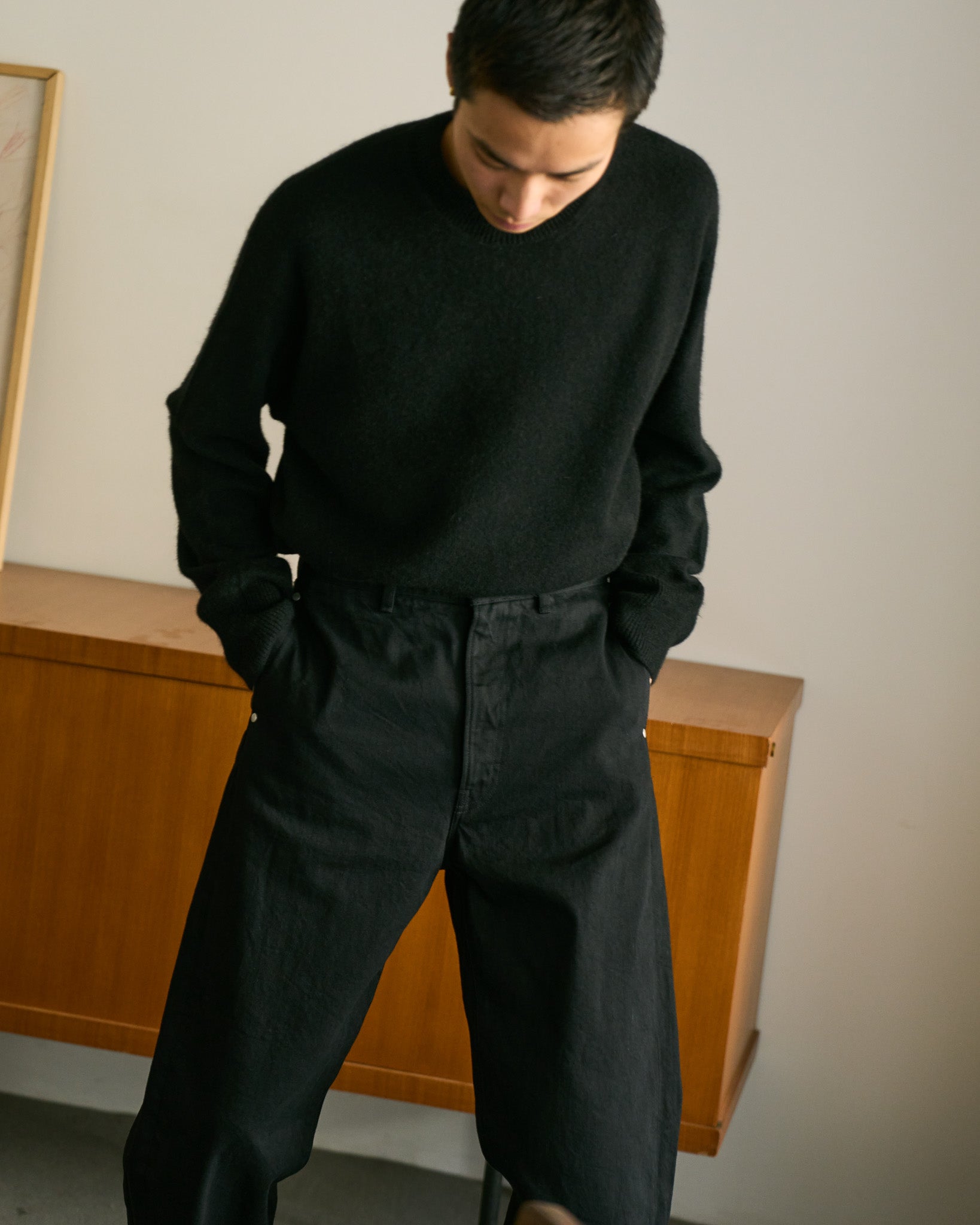 Denim Wide Straight Pants – YOKE