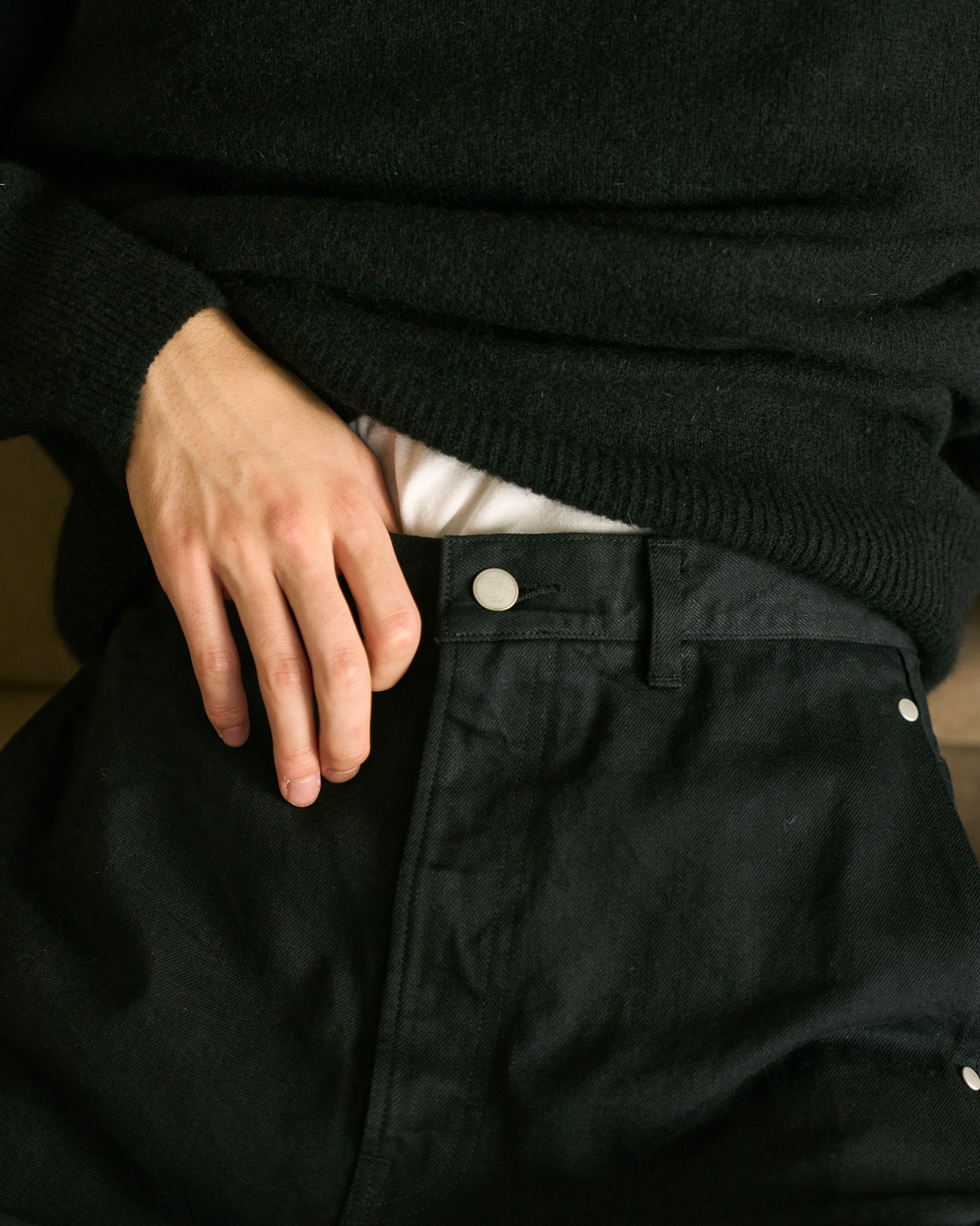 Denim Wide Straight Pants – YOKE