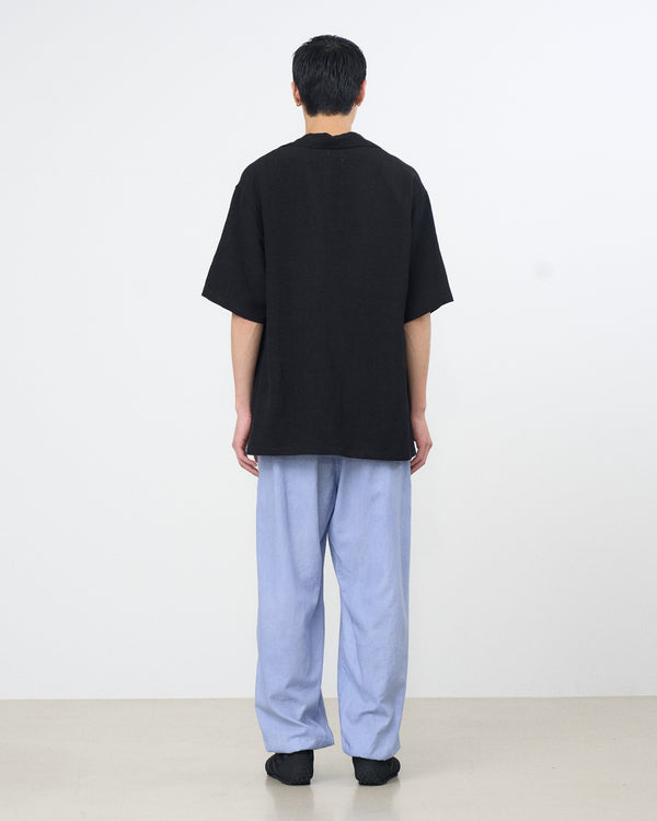 Linen Canvas Skipper Polo Shirt