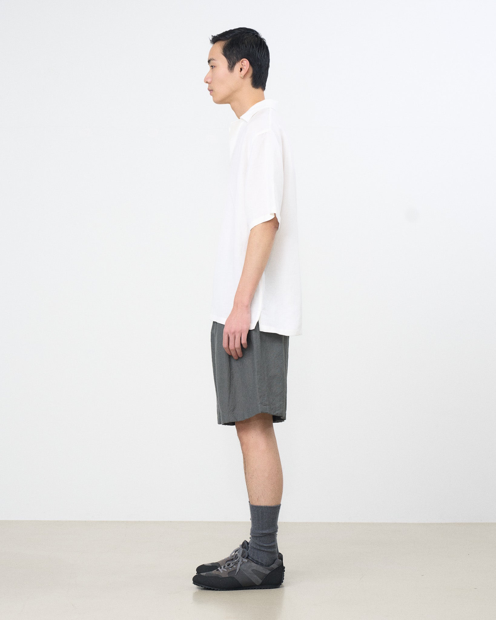 Linen Canvas Skipper Polo Shirt | YOKE Official Website