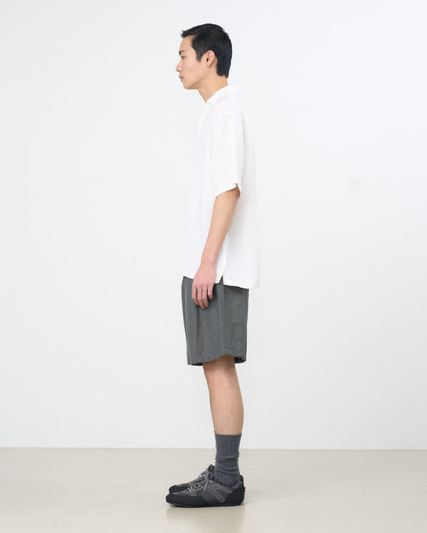 Linen Canvas Skipper Polo Shirt