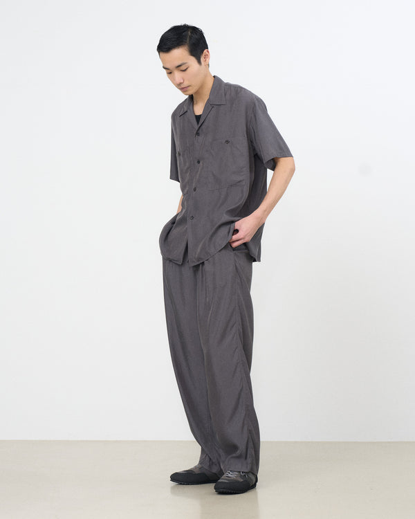 Cupro Polyester Washable Twill  Easy Pants