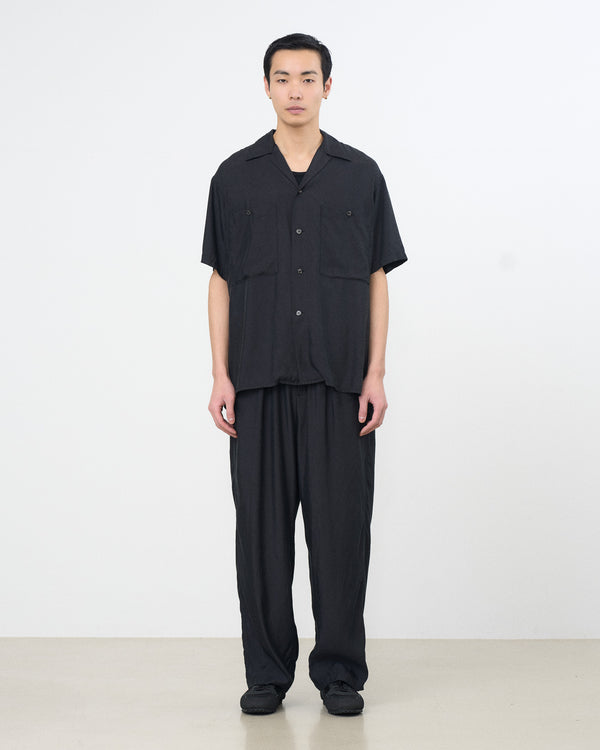 Cupro Polyester Washable Twill  Easy Pants