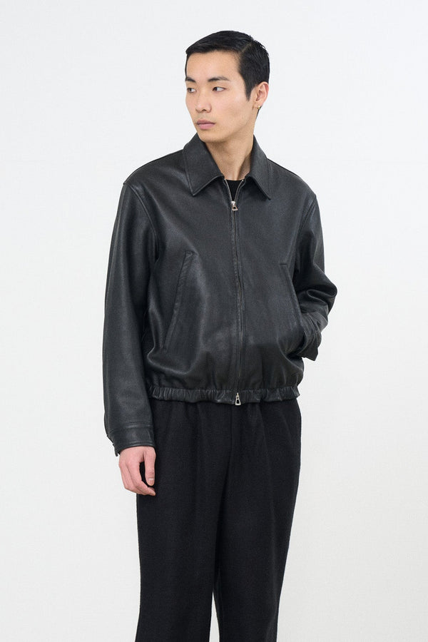 YOKE for 吾亦紅/GARDEN  Carf Leather Zip Blouson