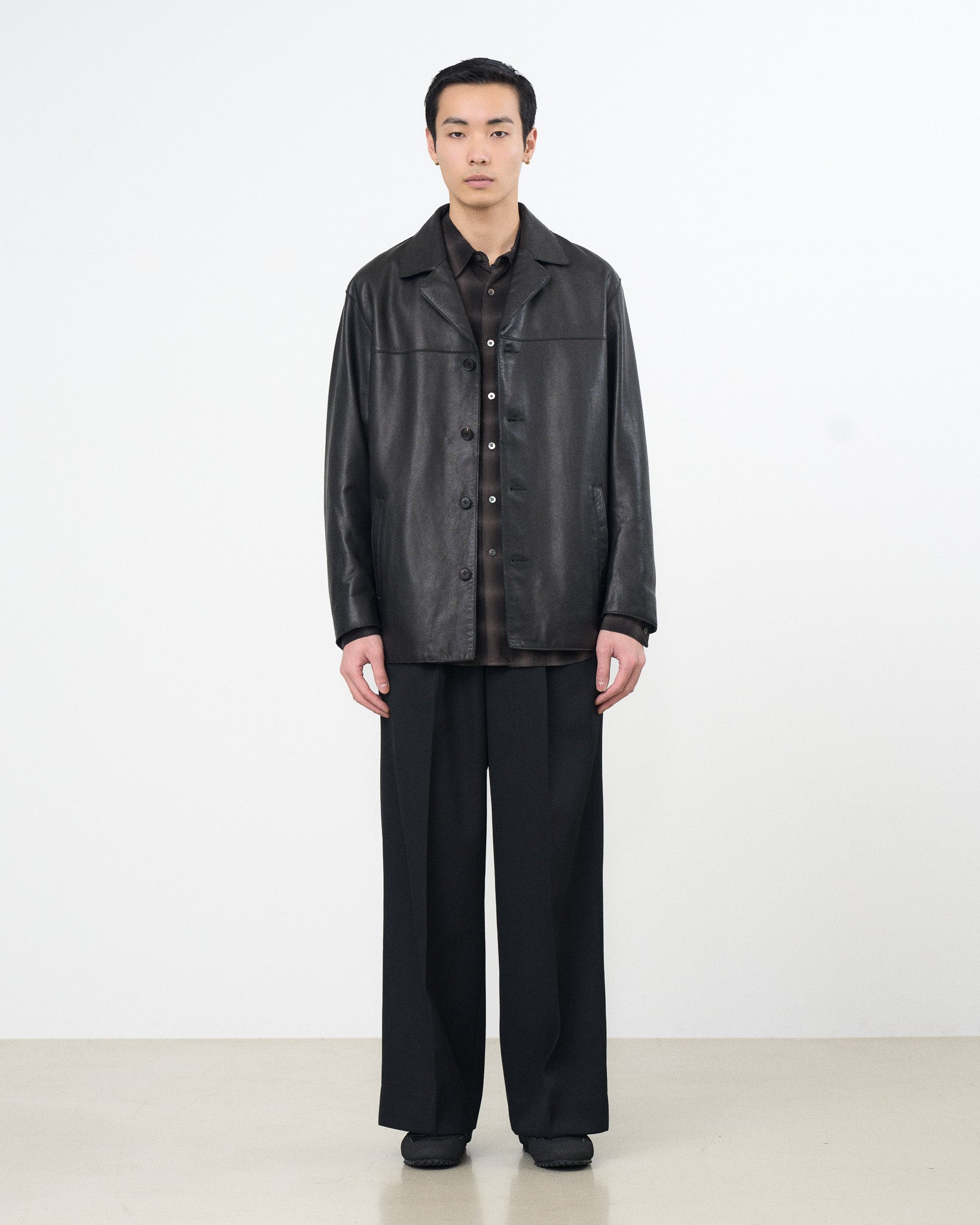 Sheep Leather Cut Off Car Coat – YOKE