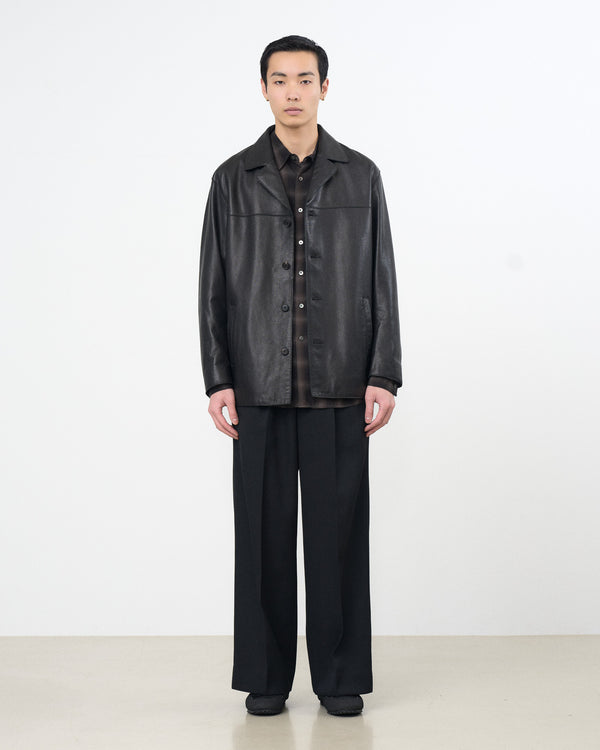 Ex. Cow Leather Car Jacket